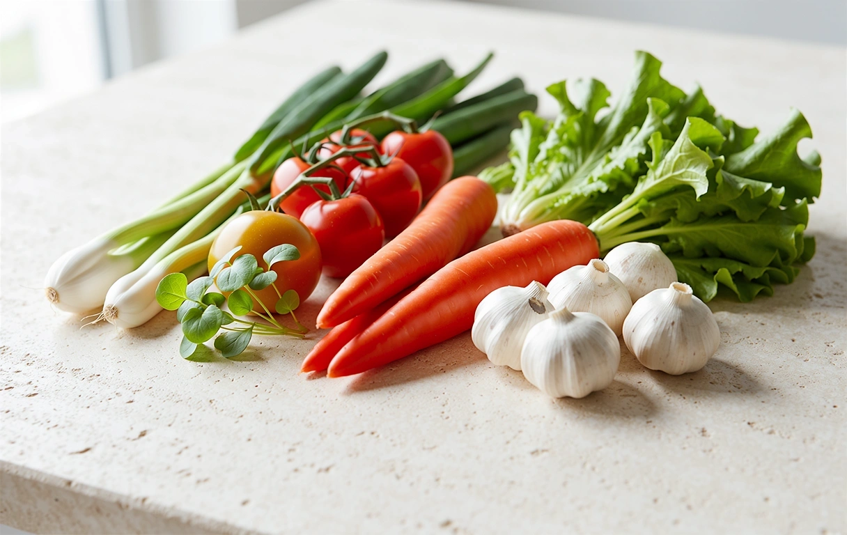 Tuoreita raaka-aineita konsultaation pohjaksi